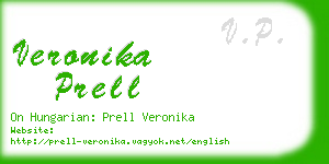 veronika prell business card